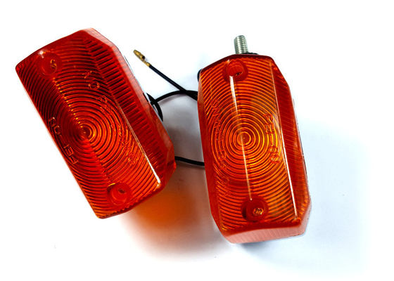 La lampada di plastica di Winker del motociclo/gira la cassa bianca leggera della copertura arancio di V50 F e della R